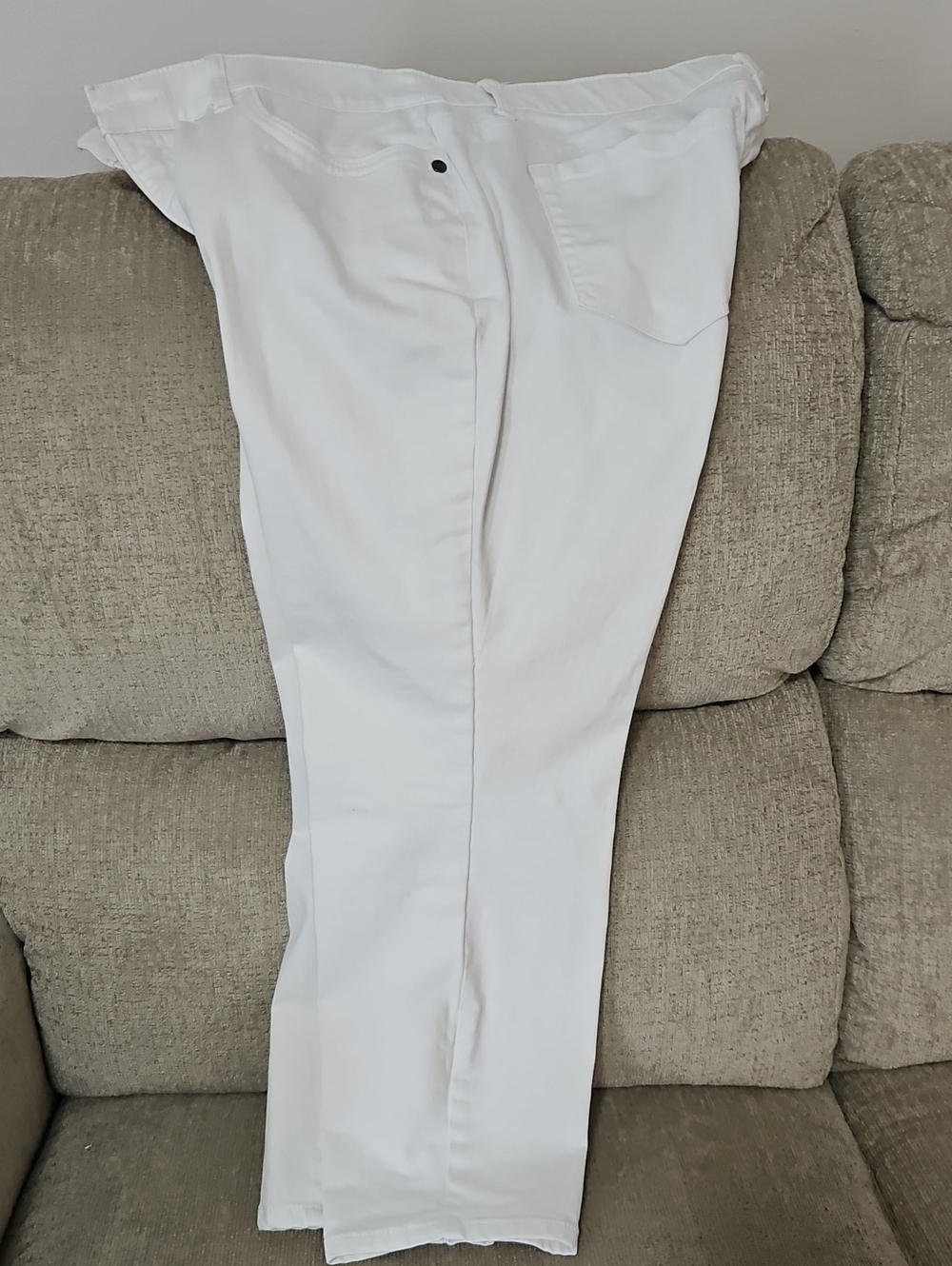 Christopher & Banks Bright White Straight-Leg Pants